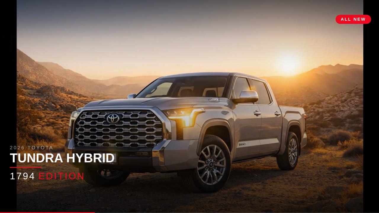 2026 Tundra Hybrid video, landscape